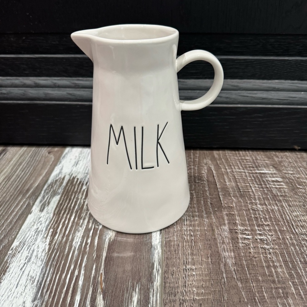 Rae Dunn White Milk Pitcher